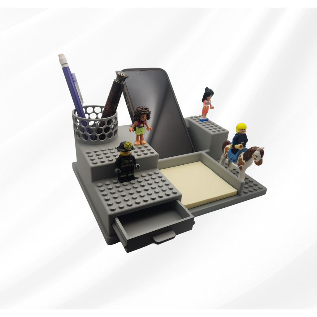 BrikDock Lego-Compatible Original Desk Organizer