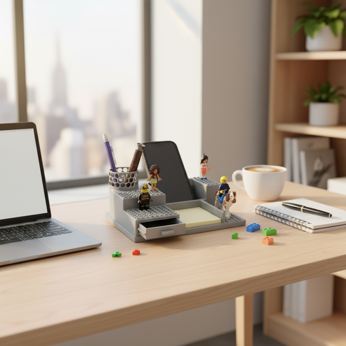 BrikDock Desk Organizer in Modern Workspace