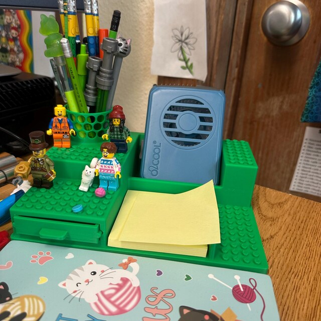 BrikDock Lego-Compatible Original Desk Organizer