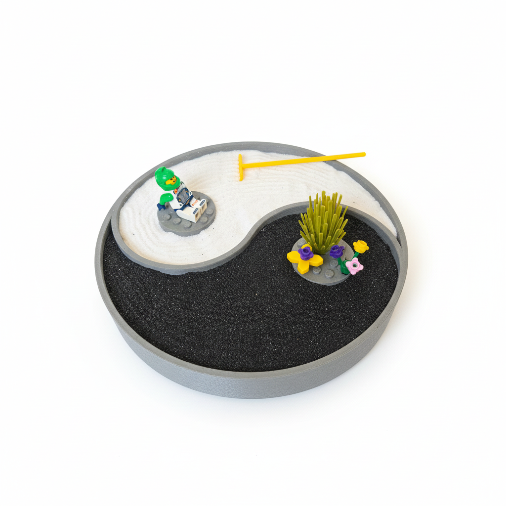 Brick-Compatible Zen Garden