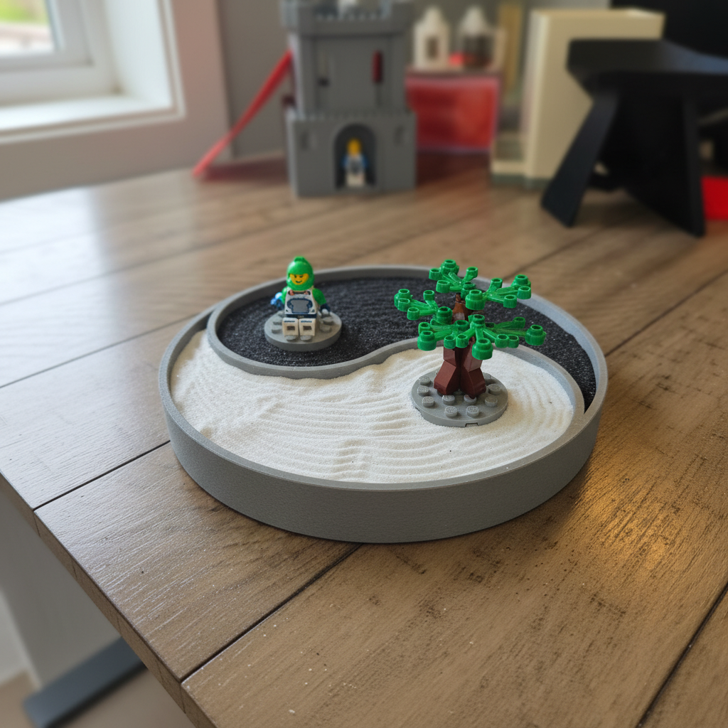 Brick-Compatible Zen Garden