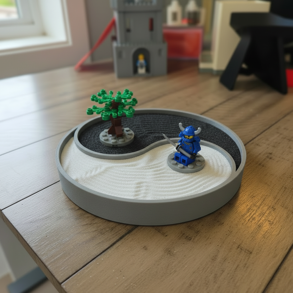 Brick-Compatible Zen Garden